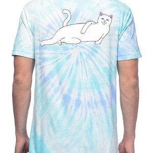 RIPNDIP Castanaza Candy Light Blue Spiral Tie Dye